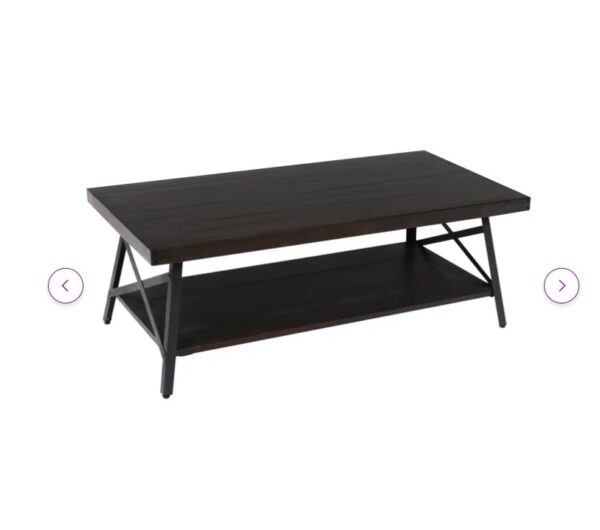 Laguna Solid Wood Top Coffee Table