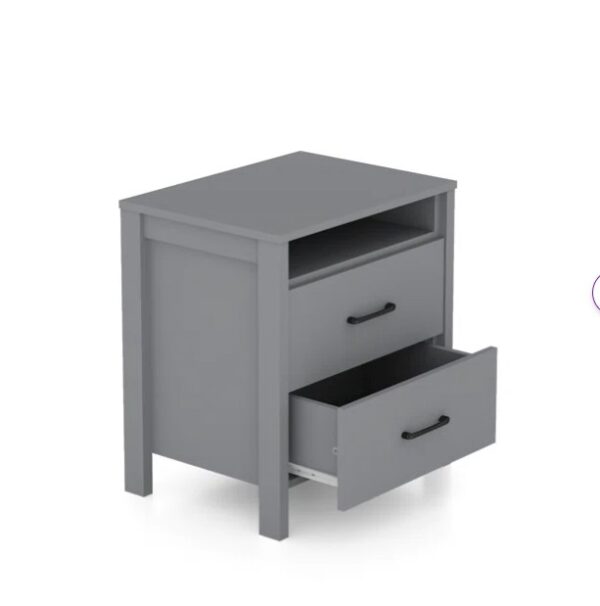 Allysyn 22.7" 2 Drawer Nightstand