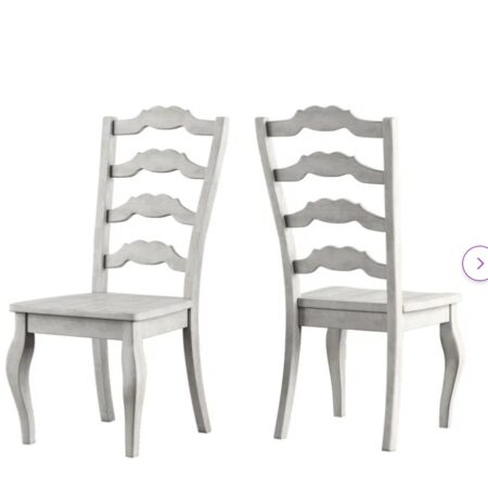 Fortville Solid Wood Ladder Back Side Chair (Set of 2)