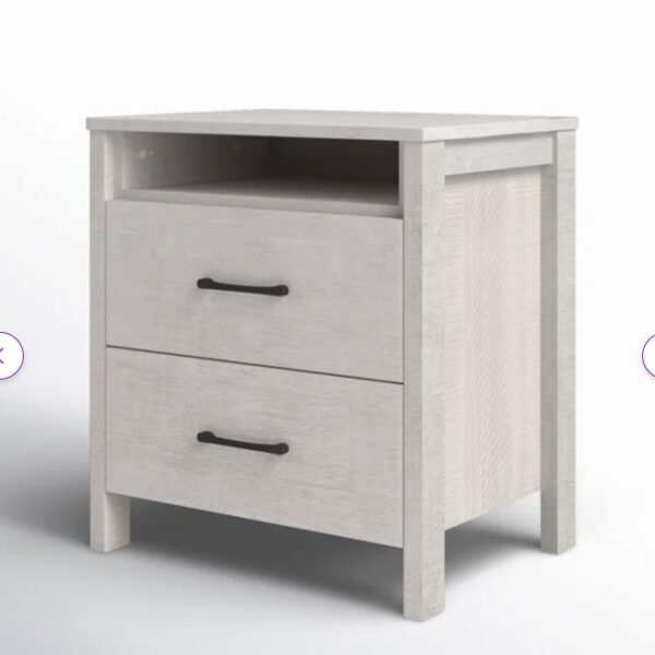 Allysyn 22.7" 2 Drawer Nightstand
